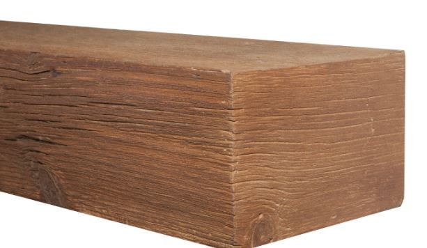 MagraHearth Natural Wood Mantel - Brown - Accessories