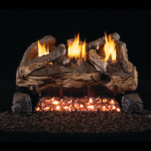 Peterson - Evening Fyre Split - Real Fyre Gas Log Set & Burner