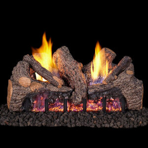 Peterson - Foothill Oak - Real Fyre Gas Log Set & Burner