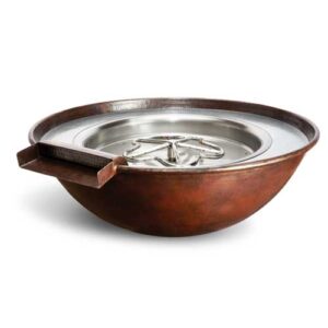 Copper Bowl Series Hammered Tempe Model - Bowl